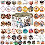 Perfect Samplers Tea Pods, Cider, Hot Chocolate, Cappuccino & Coffee Pods Variety Pack, Single Serve Coffee & K Pod Variety Pack for Keurig K Cups