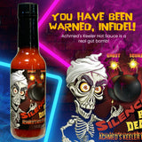 Jeff Dunham - Achmed's Keeler Hot Sauce with Scorpion, Carolina Reaper, and Ghost Peppers | Super Hot and Spicy Sauce for the Brave and Bold (5 fl oz)
