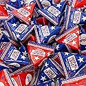 Patriotic Candy - 40 Count Pack - Popping Rocks Pouches - 4th of July Candy - Strawberry and Blue Raspberry Flavors - Individually Wrapped Party