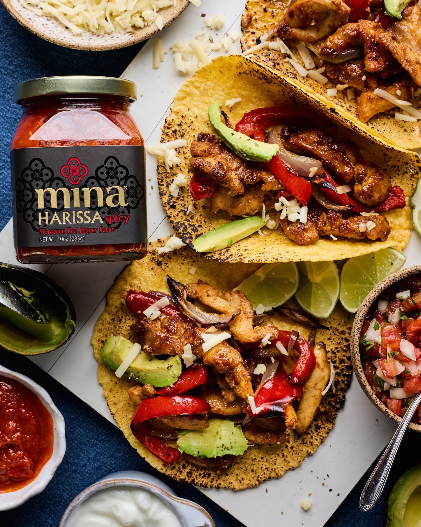 Mina Spicy Harissa Sauce, 10 OZ