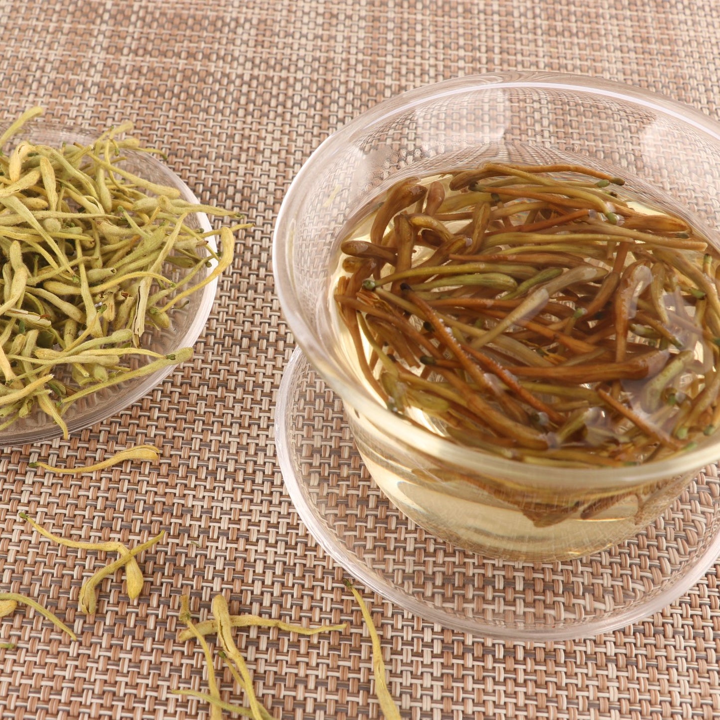 Elitea 3oz Honeysuckle Tea Wild Lonicera Japonica Loose Buds Dried Flower Herbal Tea Jin Yin Hua 100% Natural