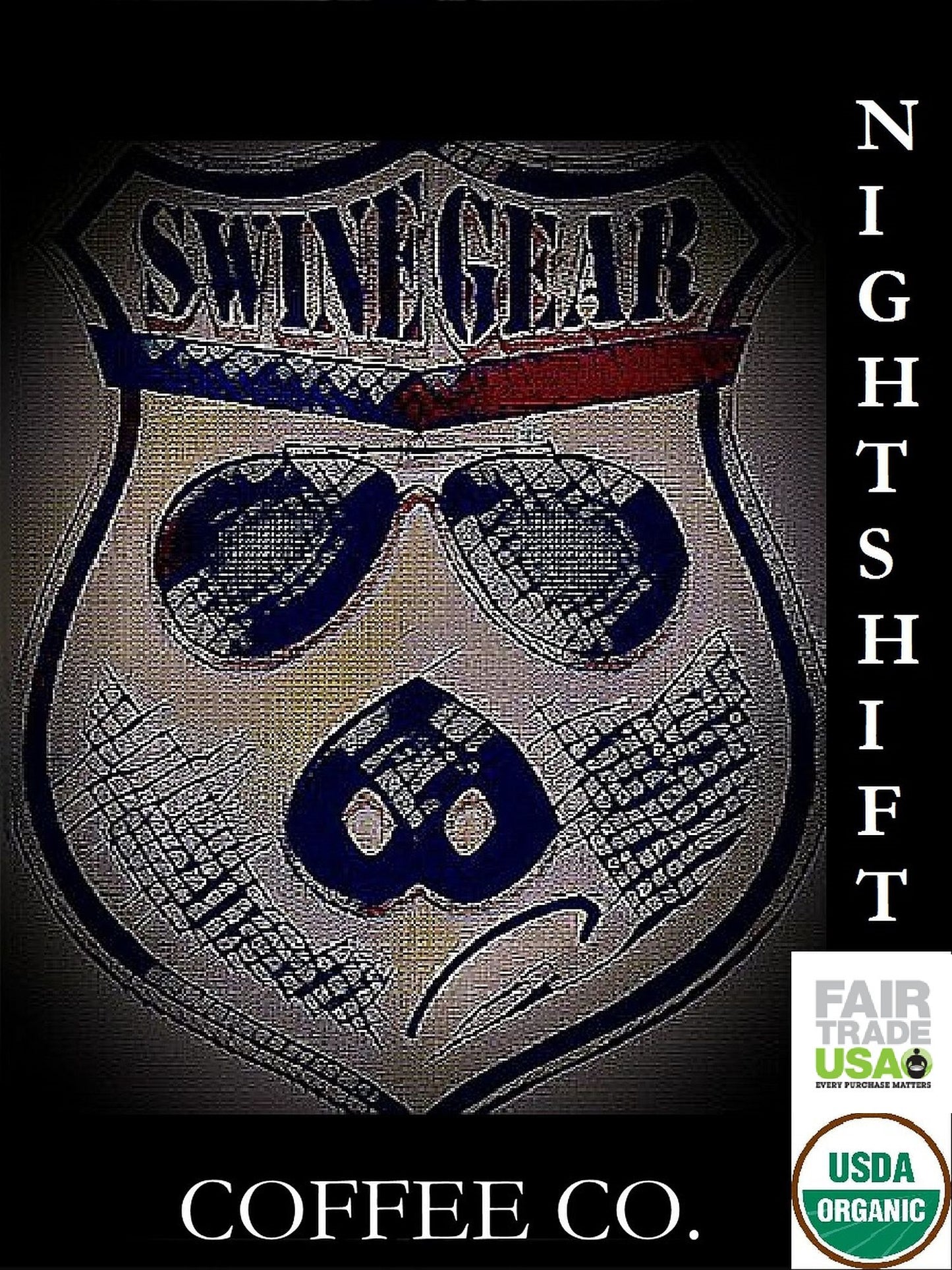 Swine Gear Coffee Nightshift Blend (Ground) Auto Drip