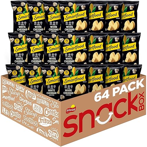 Smartfood Popcorn, White Cheddar, 1 Ounce (Pack of 64)