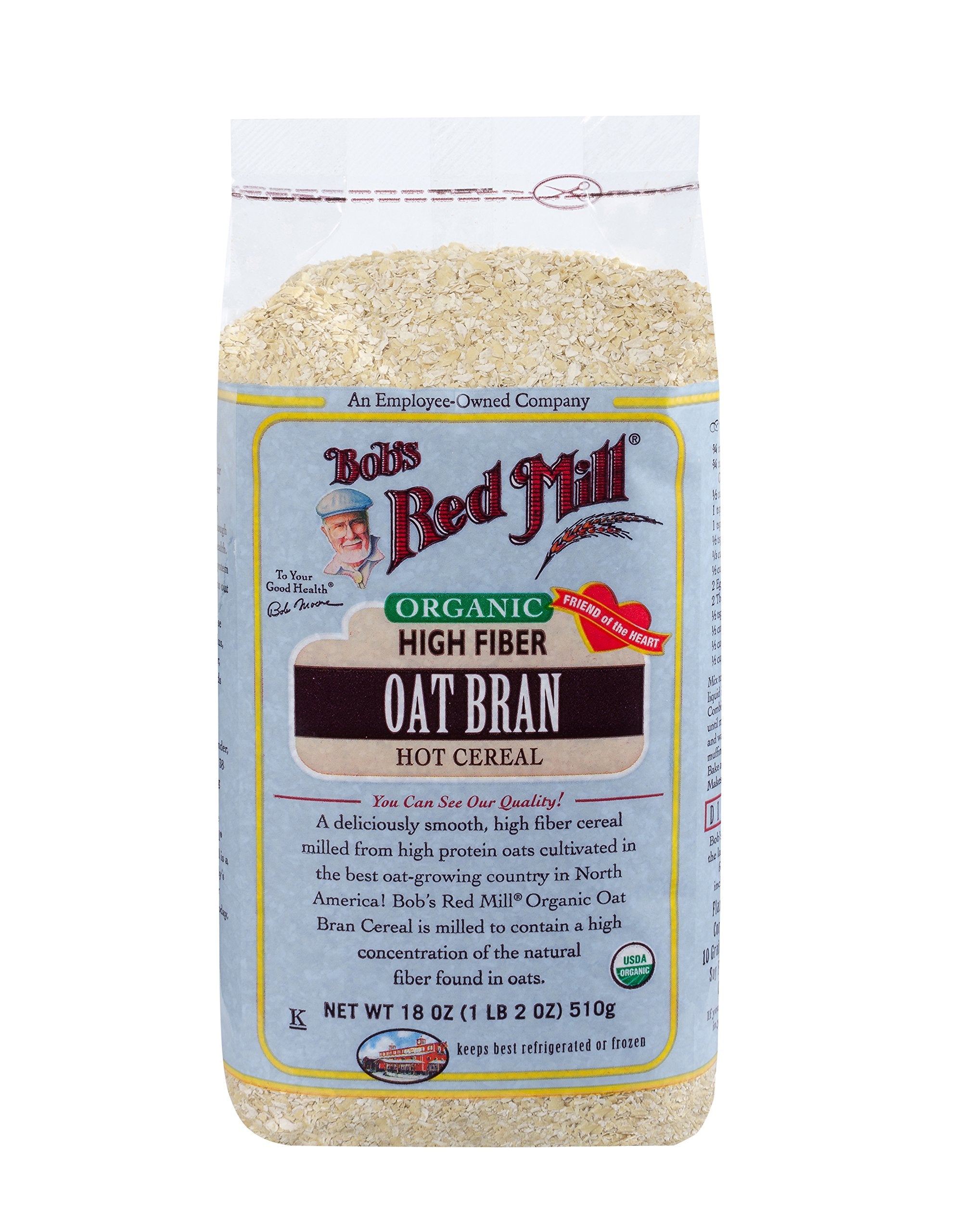 Bob's Red Mill, Oat Bran Cereal, Organic, 18 oz