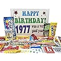 RETRO CANDY YUM ~1977 49th Birthday Gift Box Classic Nostalgic Candy from Childhood for 49 Year Old Man or Woman Born 1977