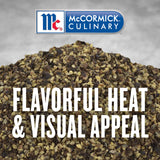 McCormick Culinary Cracked Black Pepper, 16 oz