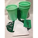 Liberty Supply Premium Maple Syrup Kit - 3 Buckets w/Lids, 3 Stainless Taps, Tapping Bit, 2 Filters & Guide to Maple Sugaring