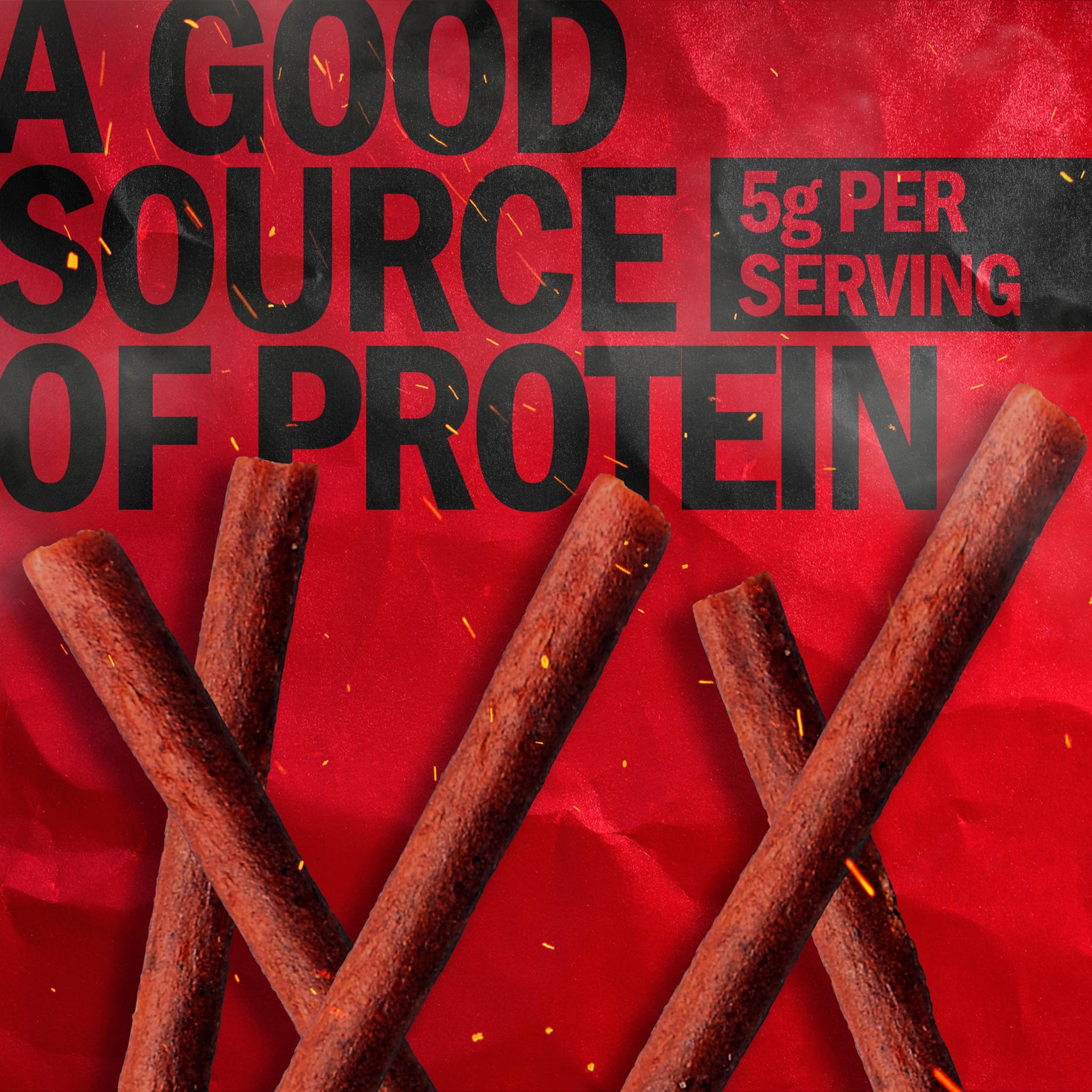 Jack Link's Beef Sticks, Teriyaki - Protein Snack, Meat Stick with 5g of Protein, Meat Snack Sticks Made with 100% Beef, Keto Friendly - 0.92 Oz. (1