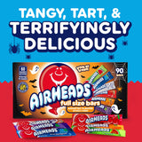 Airheads Candy Bars, Halloween Variety Box, Chewy Full Size Fruit Taffy, Trick or Treat Mega Box, 90 Individually Wrapped Full Size Bars (Packaging