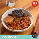 KJ Poultry Kosher Parve Ready Meals - Cholent MRE Meals Ready to Eat, Halal, (1 Pack) Prepared Entree Fully Cooked, Shelf Stable Microwave Dinner