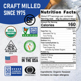 Great River Milling Organic Golden Flaxseed | Whole Golden Flax Seeds | Gluten Free, Non-GMO, Vegan, Kosher | Flaxseed for Baking, Smoothies, Oatmeal