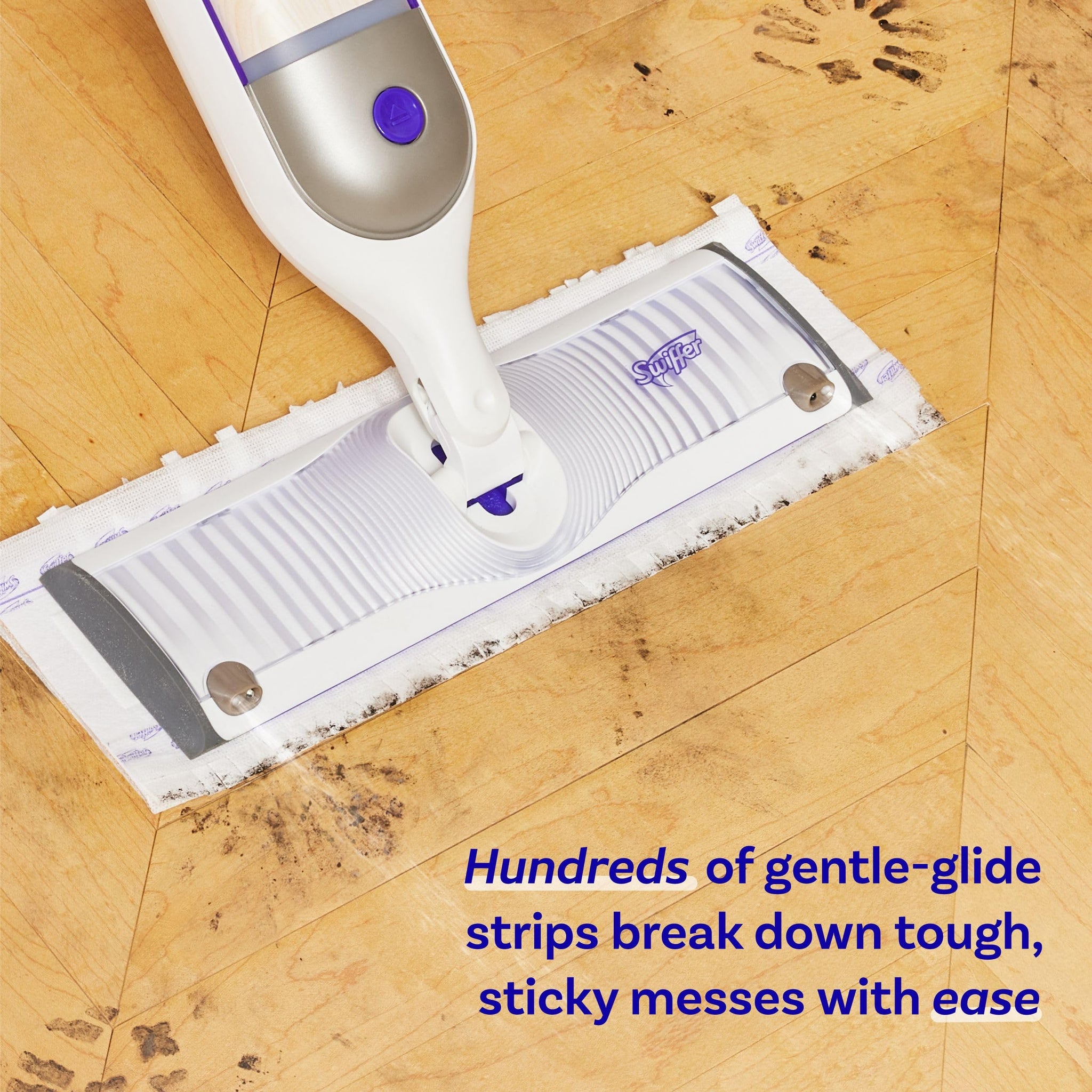 Swiffer PowerMop Wood Mopping Pad Refills for Floor Cleaning, 5 count