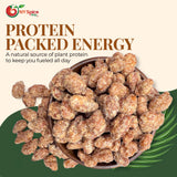 NY SPICE SHOP Habanero Almonds - 1 Pound Bulk Candied Healthy Snacks Mix - Toffee Almonds Roasted - Crunchy Coated Almond