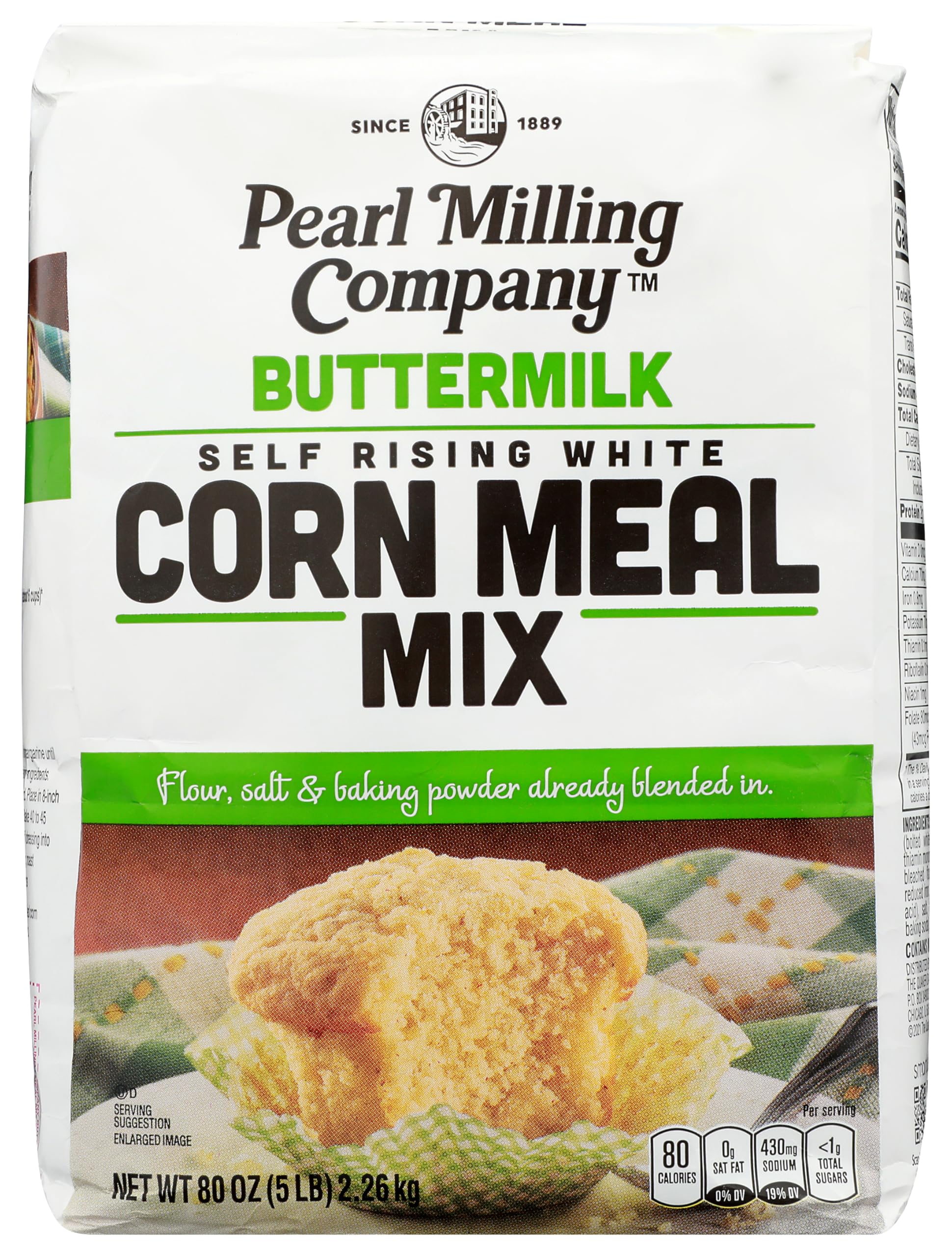 Pearl Milling Company White Buttermilk Corn Meal Mix - 5lb