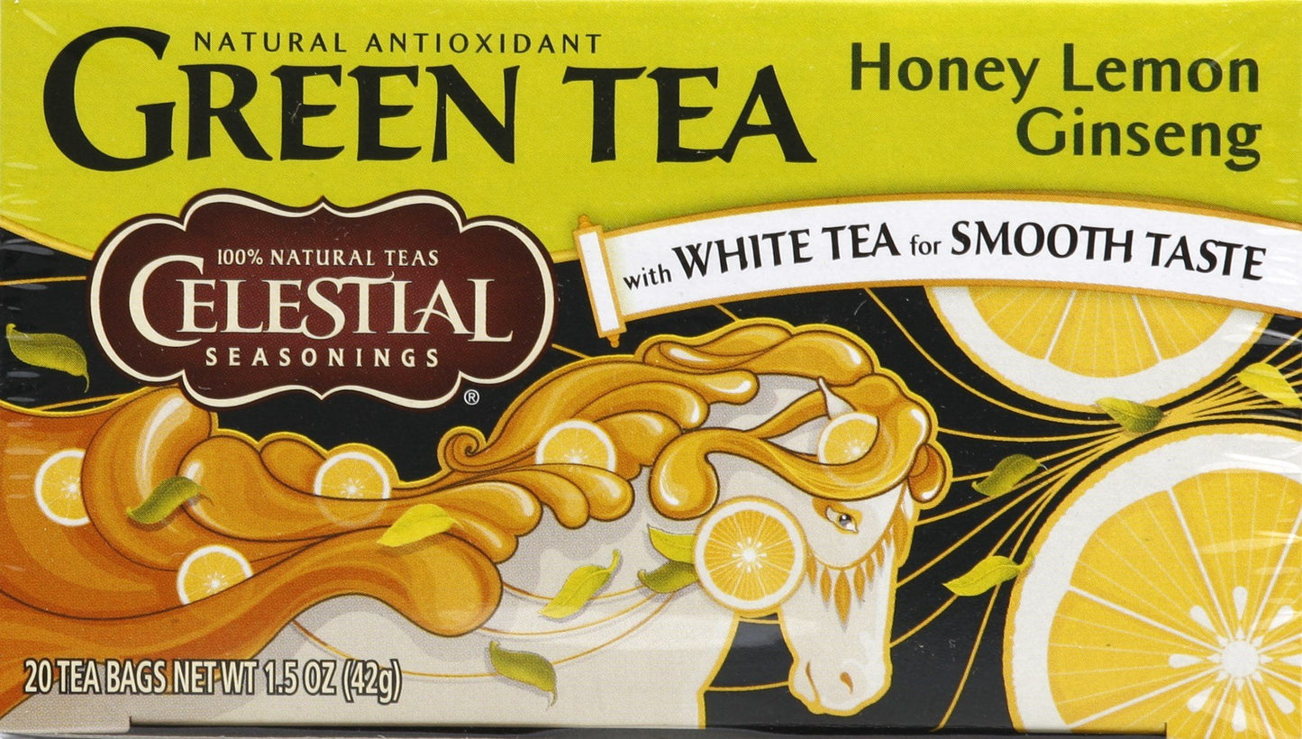 Celestial Seasonings Tea Grn Hny Lmn Gsng