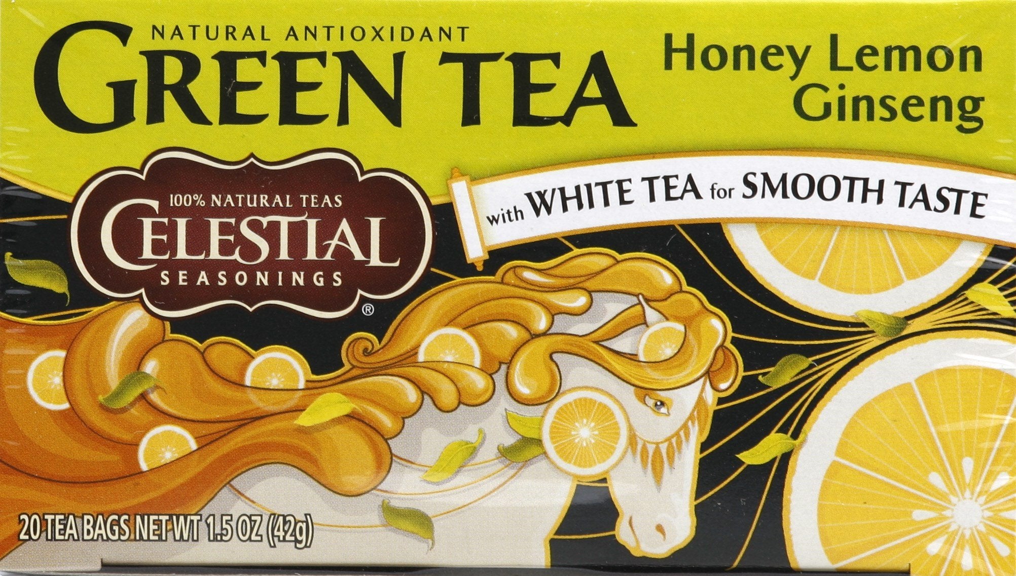 Celestial Seasonings Tea Grn Hny Lmn Gsng