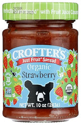 CROFTERS Organic Strawberry Fruit Spread, 10 OZ