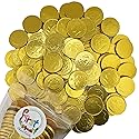 FirstChoiceCandy Large Gold Foiled Milk Chocolate Coins (2 LB)