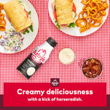Arby’s Horsey Sauce, 12 fl. oz., All Purpose Horseradish Sauce for Sandwich Spreads, Seafood Cocktails, Chicken Marinades and More, Made with Vinegar
