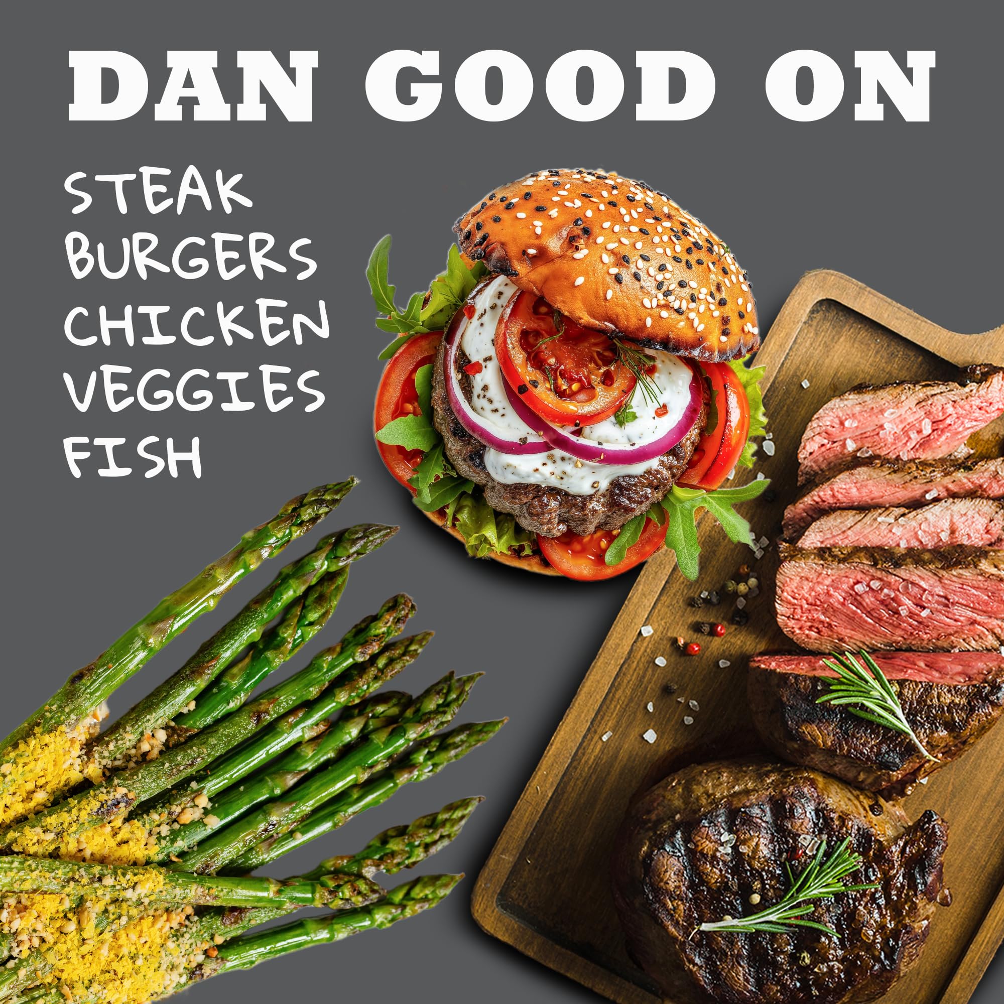 Dan-O’s Outlaw Butter Steak Seasoning - 6.9 oz - Buttery Steak & All Purpose Seasoning for Beef, Chicken & Veggies - Sugar Free, Zero Calorie, Dry Rub