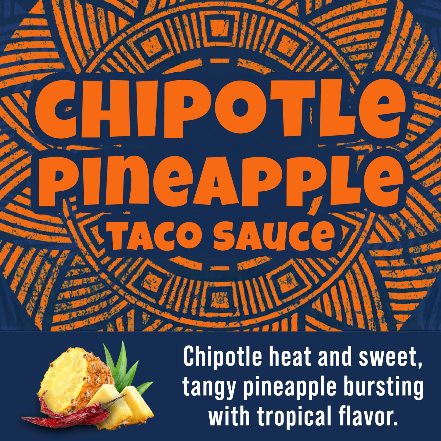 Ortega Chipotle Pineapple Taco Sauce, Sweet and Spicy Sauce and Marinade, 8 Ounce
