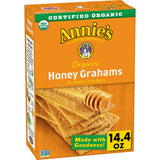 Annie’s Homegrown Organic Honey Graham Cracker Bricks 14.4 oz (Pack of 4)