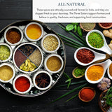 The Three Sisters Organic Indian Spices (13 Pc. Set) Natural, Authentic, and Traditional Flavors for Cookbook Recipes | Turmeric, Cumin, Cardamom