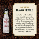 Fee Brothers Mole Cocktail Bitters - Aromatic Cocktail Mixer & Concentrated Flavoring, Gluten Free, Vegan-Friendly, 5 fl oz