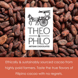 Theo & Philo Calamansi 65% Dark Chocolate 3 Pack - Filipino Chocolate - Bean-to-Bar, Direct Sourced, Made at Origin, Single Origin, Woman Owned, BIPOC