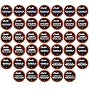 Brooklyn Beans Coffee Pods, Bold Gourmet Variety Pack - Compatible with Keurig 2.0 K Cup Brewers, 40 Count, Strong and Intense Dark Roast