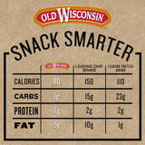 Old Wisconsin Turkey Sausage Snack Bites, Naturally Smoked, Ready to Eat, High Protein, Low Carb, Keto, Gluten Free, 16 Ounce Resealable Tub