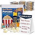 All in One Popcorn Packs - Wabash Valley Farms All Inclusive Popping Kits, Real Theatre Popcorn, Popcorn Kernels for Popcorn Machine, All in One