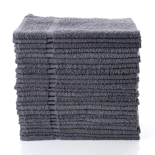SIMPLI-MAGIC Towels, Hand, Gray 12 Count