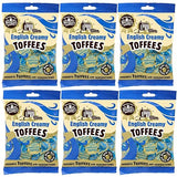 Walkers Nonsuch English Creamy Toffees Bag 5.29 Oz (Pack of 6) - Traditional British Butter Toffee Candy with Whole Milk, Individually Twist-Wrapped