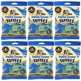 Walkers Nonsuch English Creamy Toffees Bag 5.29 Oz (Pack of 6) - Traditional British Butter Toffee Candy with Whole Milk, Individually Twist-Wrapped