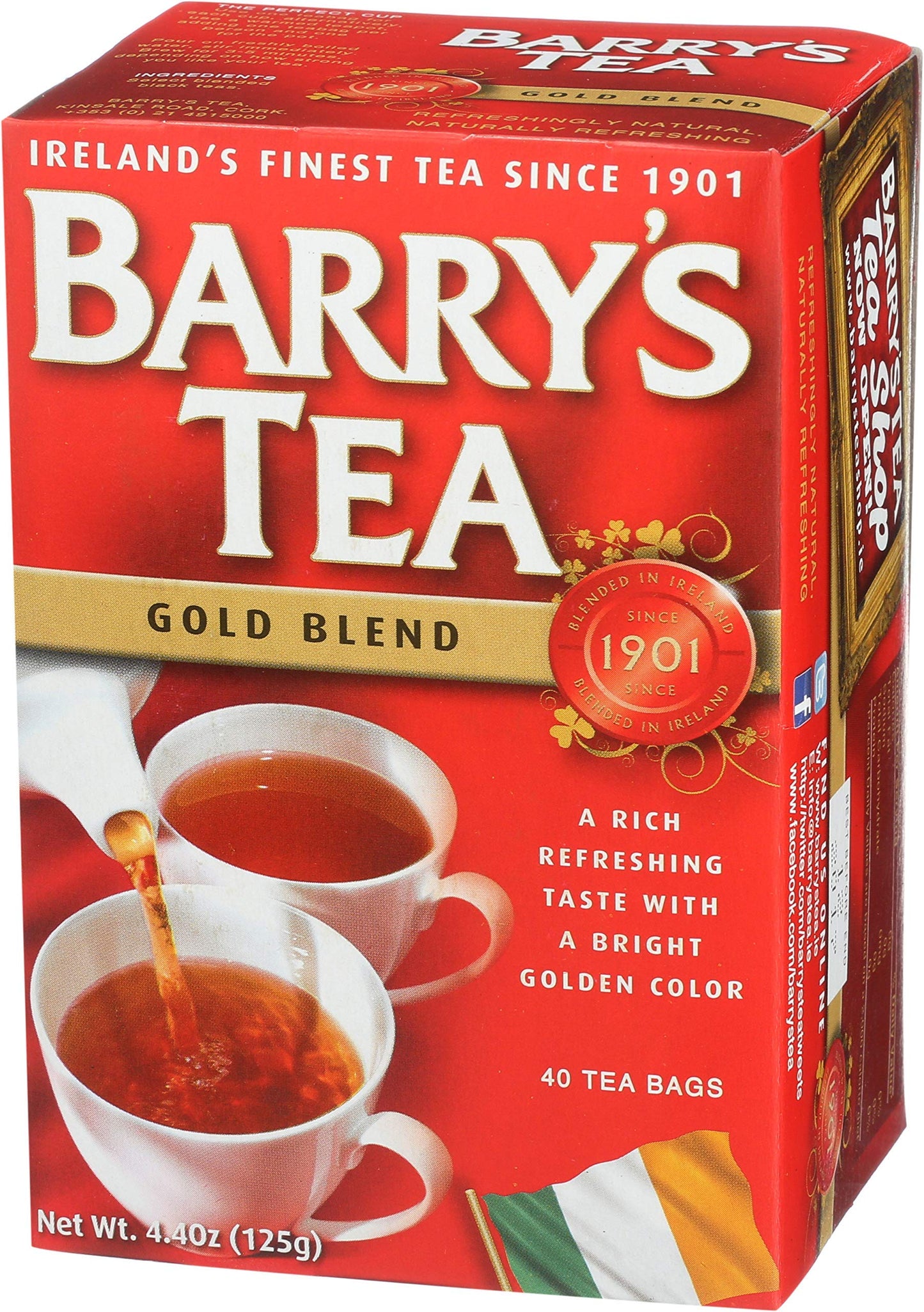 3 set.Barrys Gold Blend Tea Bags, 80 Count, 8.8 Ounce (Pack of 6)
