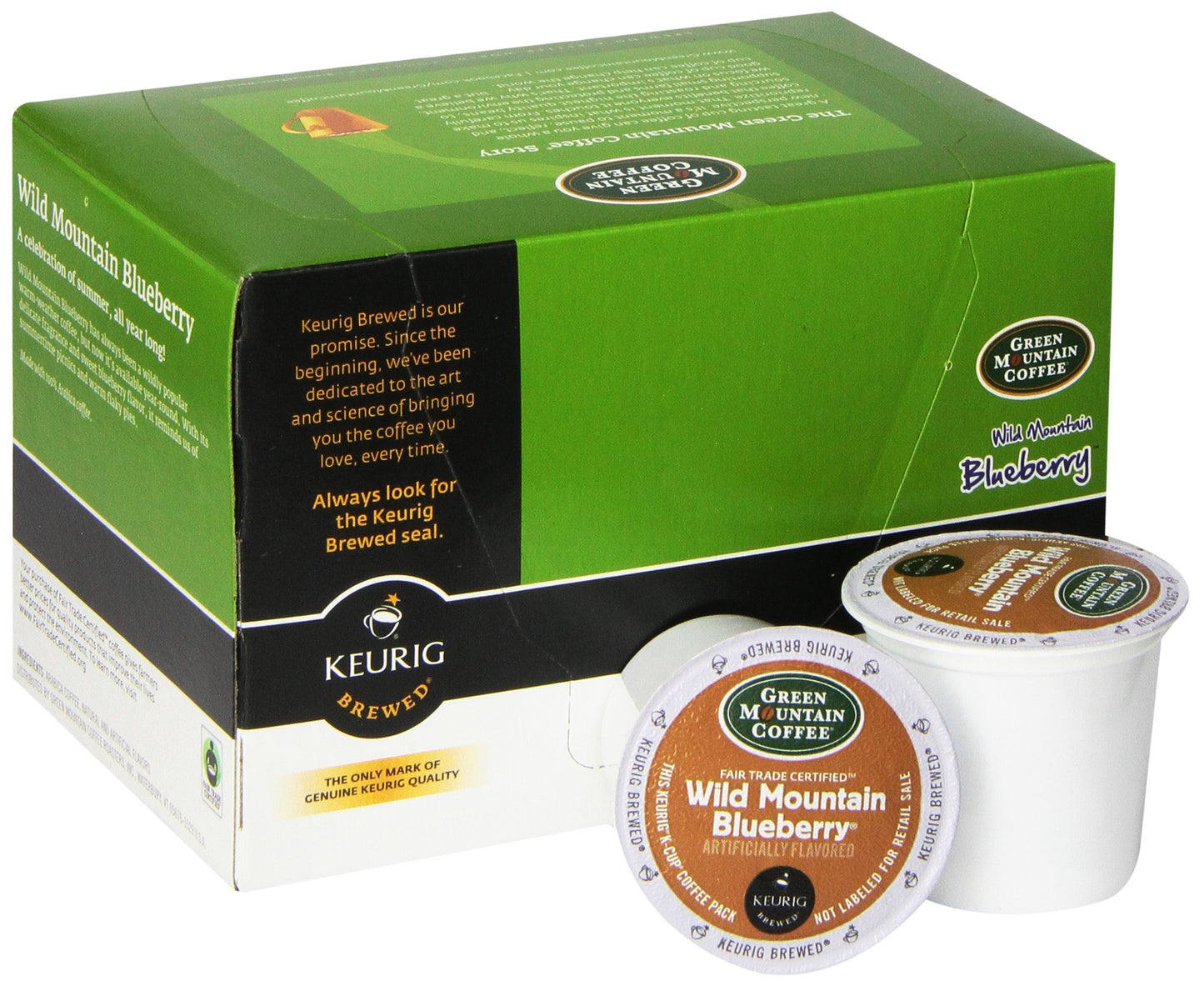 Green Mountain Coffee, Wild Mountain Blueberry, (3-pack) 12 K-cups Per Box