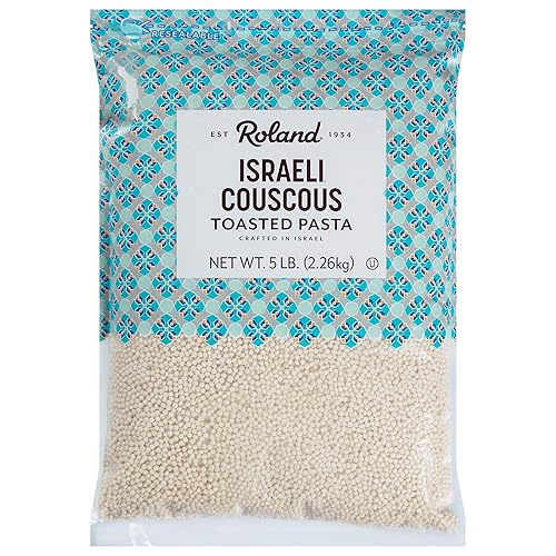 Roland Foods Israeli Couscous Toasted Pasta, Specialty Imported Food, 5 Pound Bag, Pack of 1