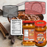 Rani Tandoori Paste (No Colors) 10.5oz (300g) Glass Jar, Pack of 5+1 FREE ~ For Tandoori Chicken, Chicken Tikka, Paneer Tikka | All Natural | NON-GMO