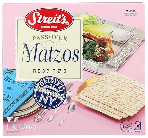 Streits Passover Regular Unsalted Matzo, 16 OZ