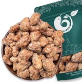 NY SPICE SHOP Habanero Almonds - 1 Pound Bulk Candied Healthy Snacks Mix - Toffee Almonds Roasted - Crunchy Coated Almond