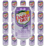 Blackberry Ginger Ale Bundle - Includes 20 Blackberry Ginger Ale cans of 12 oz each by Canada dry Ginger Ale - Ginger Ale Soda Bundle by Despensa