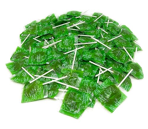 Caramel Apple Tootsie Pops Bulk Lollipops Suckers Filled With Chewy Tootsie Roll Candy Single Flavor Value Pack In Resealable Bag 2 lbs (32 Oz) 50+
