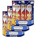 Riegelein German Christmas Candy Santas - Solid Milk Chocolate Stocking Stuffer - Foil Wrapped Xmas Santa Candy - 125 g