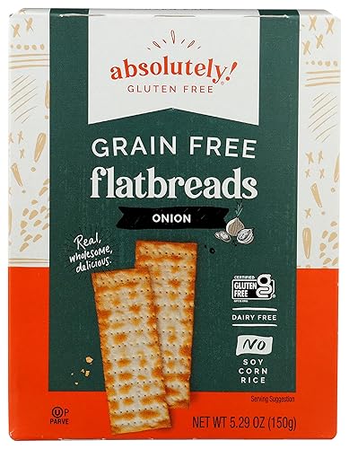 Absolutely Gluten Free Flatbread Gf Tstd Onion, 5.29-Ounce