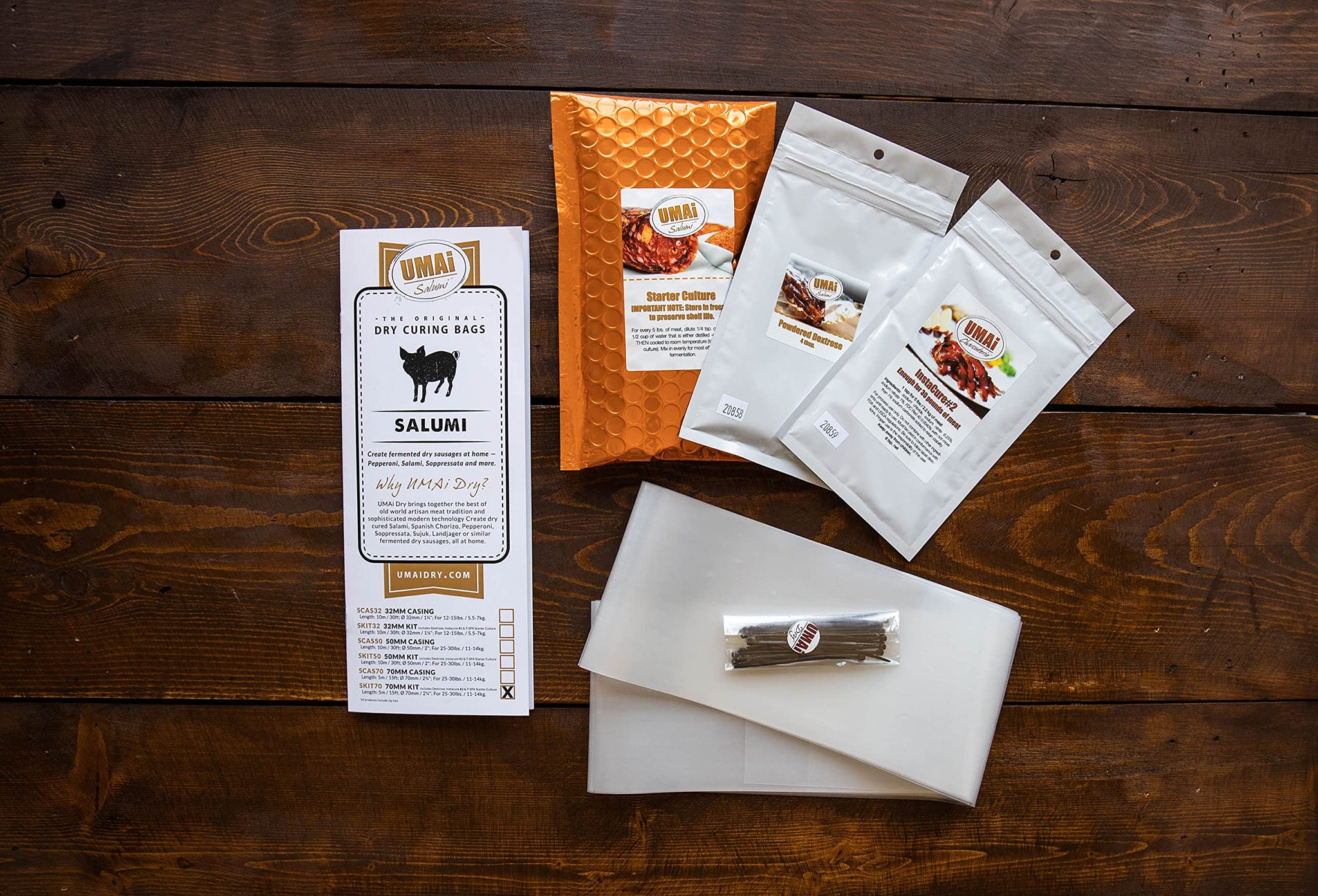 UMAi Dry Artisan Dry Sausage Kit - 70 mm (2 3/4")