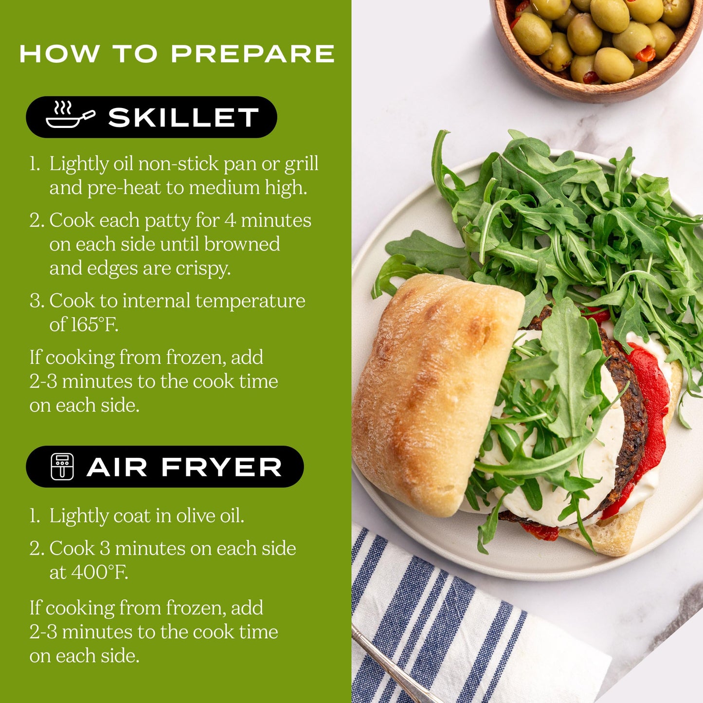 Abbot’s High-Protein Veggie Burger, Italian Herb