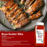 Bone Suckin' Sauce Bulk Seasoning & Rub - Brown Sugar, Garlic, Onion, Spices - Non-GMO, Gluten-Free, Fat-Free, Kosher, Pareve, No MSG (1 Pack