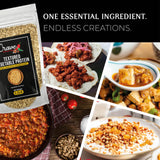 Crave Textured Vegetable Protein, 2.2LB Bag, Vegan, Gluten Free, High Protein Chunks, Unflavored