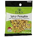 Eden Organic Spicy Pumpkin Seeds, Dry Roasted, Pocket Snacks, 1 Ounce (Pack of 12)
